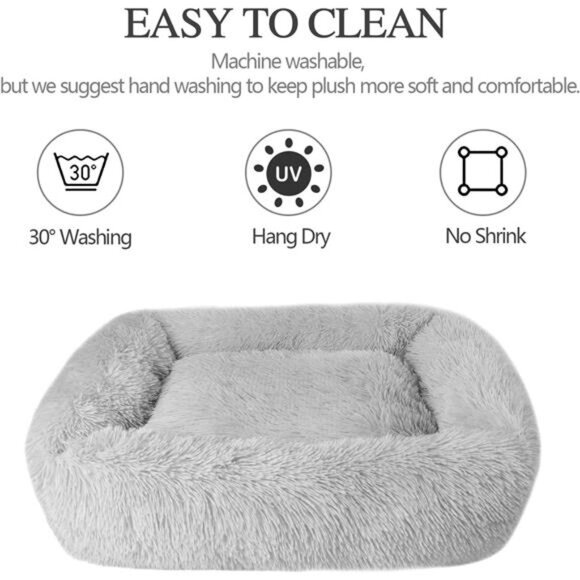 Cat Bed for Indoor Cats,Dog Beds for Small Dogs, Dinosam Small Dog Bed, Soft - Picture 6 of 7
